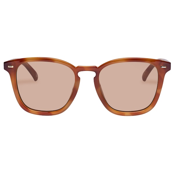 LE SPECS LE SPECS Sonnenbrille 'Big Deal' in Karamell Cognac Kostenloser Versand