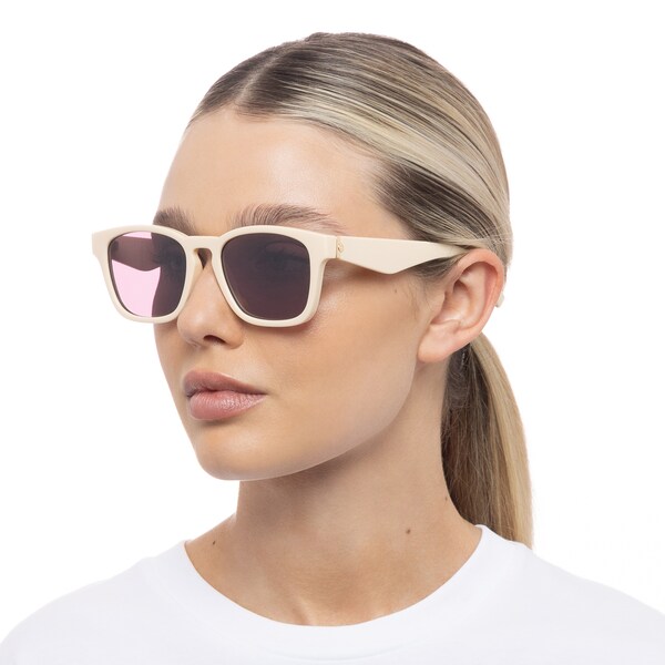 LE SPECS LE SPECS Sonnenbrille 'Players Playa' in Elfenbein Fabrikpreis