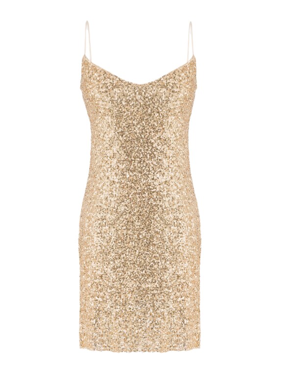 No Matter What No Matter What Kleid in Gold Jubiläumsangebot