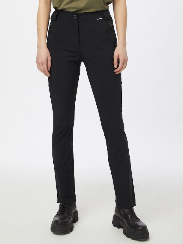 ICEPEAK ICEPEAK Regular Outdoorhose 'Doral' in Schwarz Bis zu 50% Rabatt