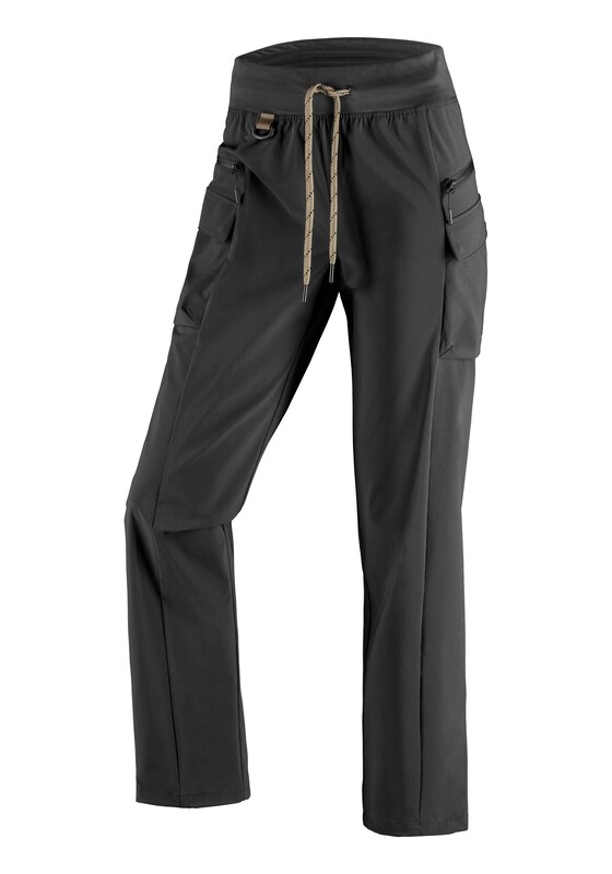 LASCANA ACTIVE LASCANA ACTIVE Regular Outdoorhose in Schwarz Sonderangebot der Fabrik
