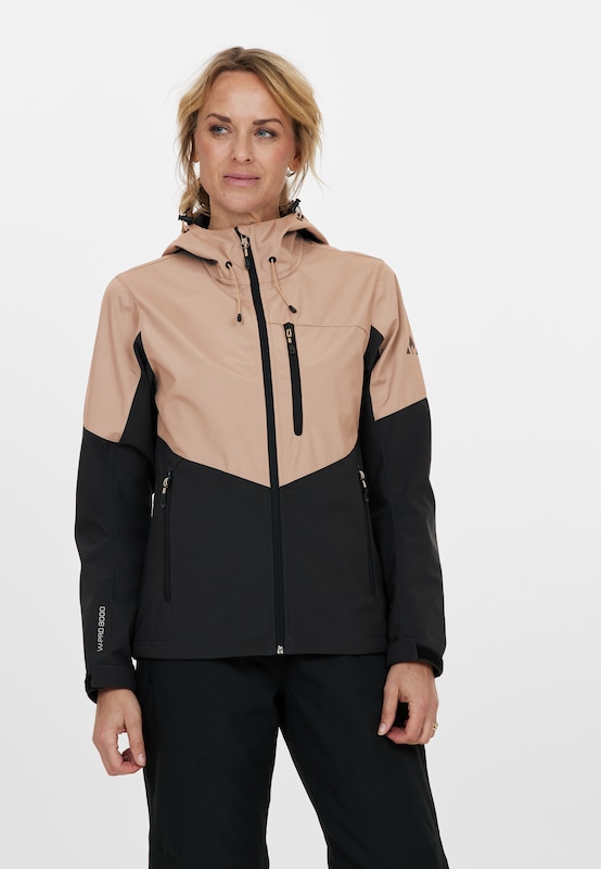 Whistler Whistler Sportjacke 'Rosea' in Beige Schwarz Super Rabatt
