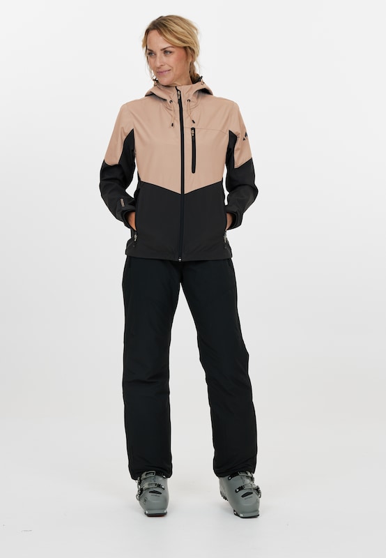 Whistler Whistler Sportjacke 'Rosea' in Beige Schwarz Super Rabatt