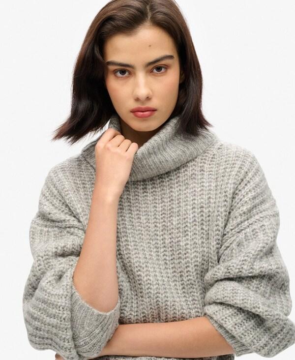 Superdry Superdry Pullover in Hellgrau Im Verkauf