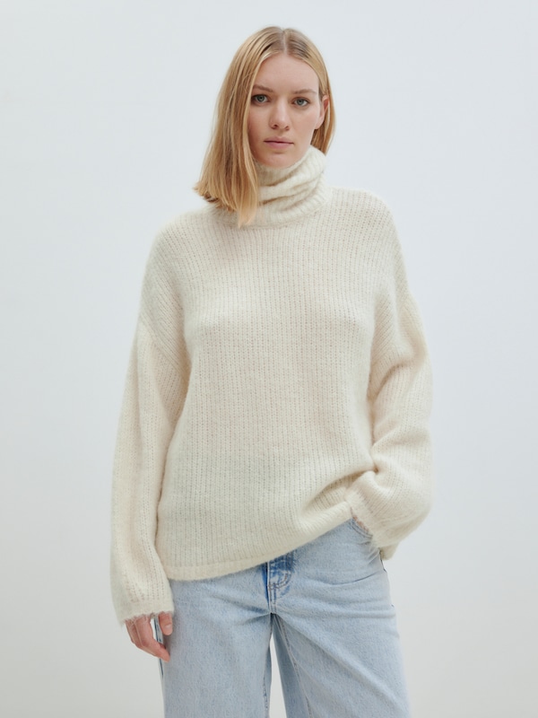 EDITED EDITED Pullover 'Swantje' in Creme 50% Rabatt für begrenzte Zeit