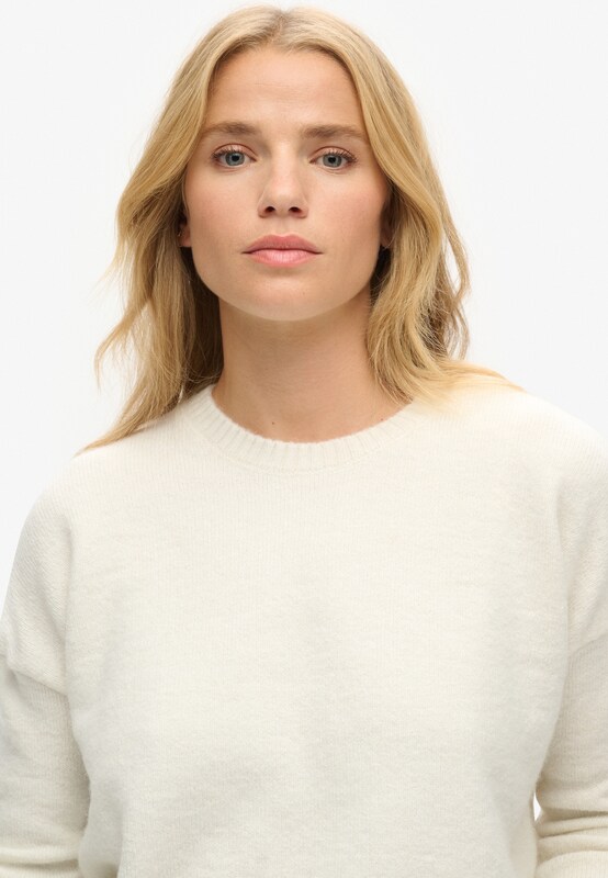 Superdry Superdry Pullover in Weiß Auslauf