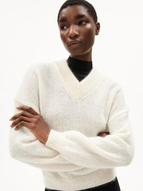 ARMEDANGELS ARMEDANGELS Strickpullover ' MOHAIR ' in Beige im Angebot