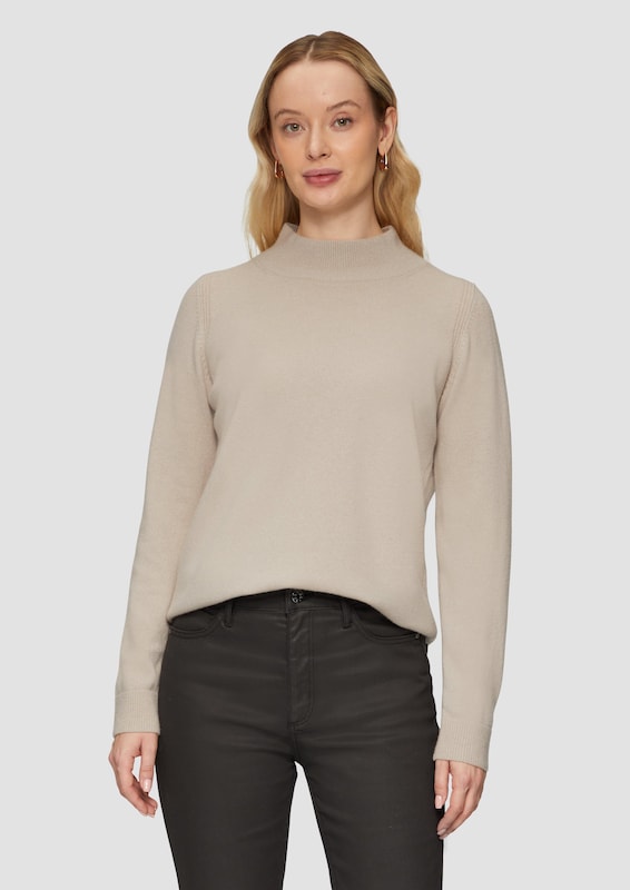 s.Oliver BLACK LABEL s.Oliver BLACK LABEL Pullover in Beige Meist gekauft