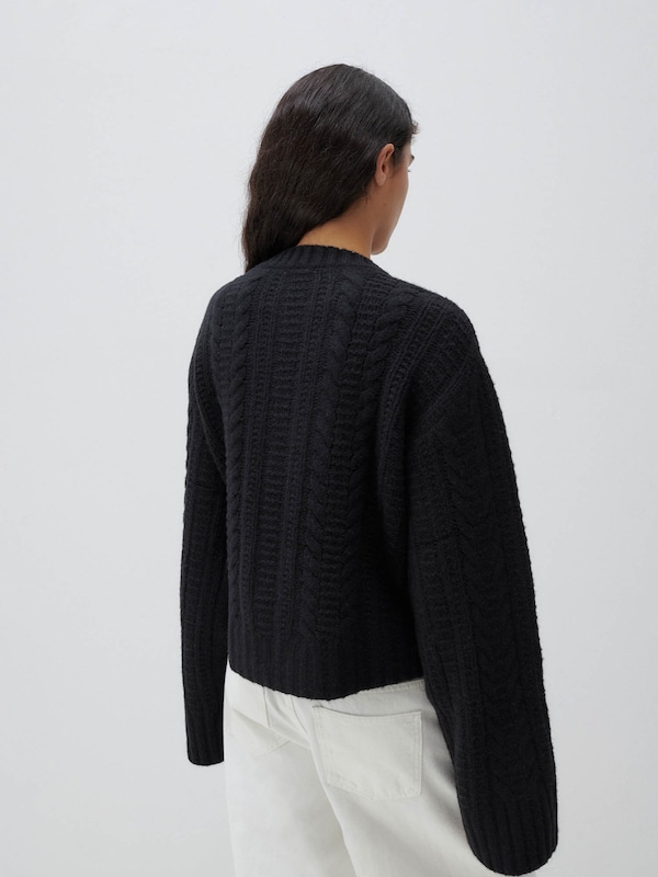 ABOUT YOU x Marie von Behrens ABOUT YOU x Marie von Behrens Pullover 'Agathe' in Schwarz Kostenloser Versand