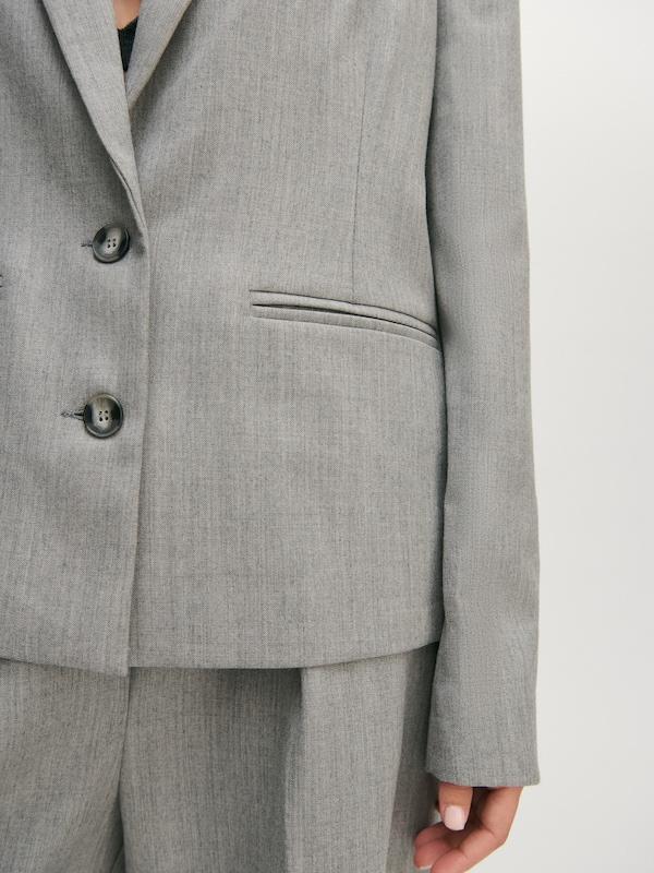 ABOUT YOU x Marie von Behrens ABOUT YOU x Marie von Behrens Blazer 'Caya' in Hellgrau Cyber Monday