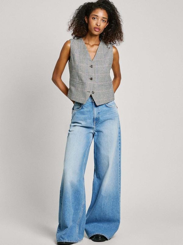 Pepe Jeans Pepe Jeans Anzugweste 'Florina' in Weiß Große Rabatte