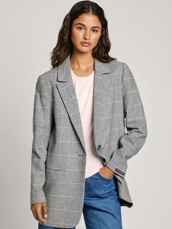 Pepe Jeans Pepe Jeans Blazer 'Flavia' in Anthrazit VIP-Rabatte