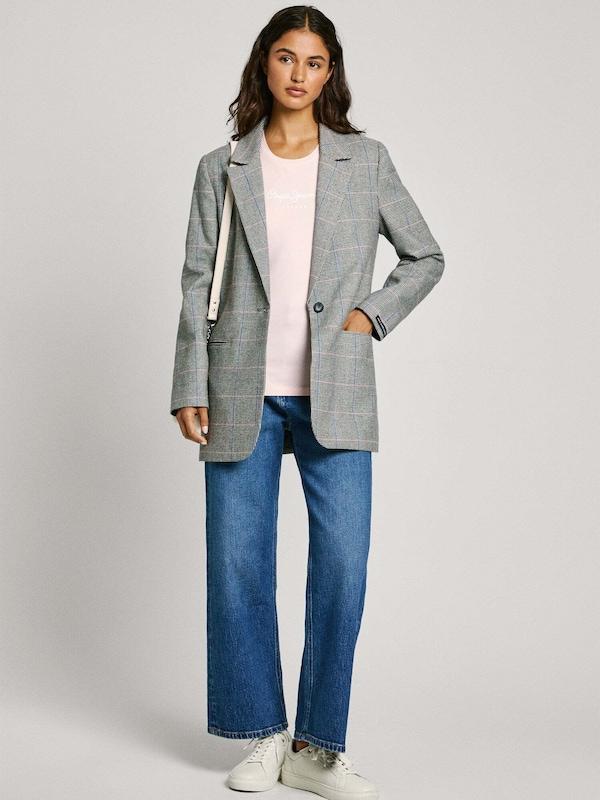 Pepe Jeans Pepe Jeans Blazer 'Flavia' in Anthrazit VIP-Rabatte