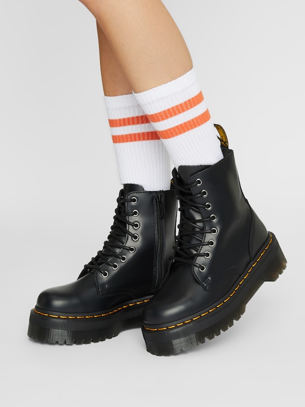 Dr. Martens Dr. Martens Schnürstiefelette 'Jadon' in Schwarz Im Verkauf