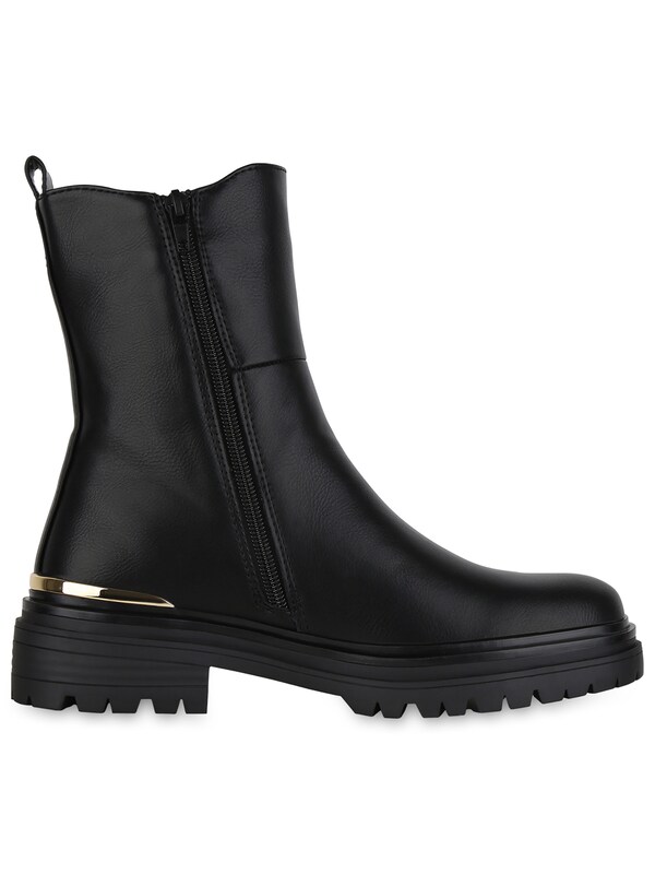 Van Hill Van Hill Stiefelette 'Amelia' in Schwarz Fabrikverkauf