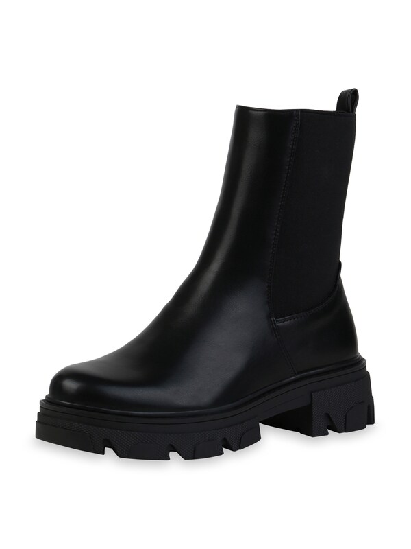 Van Hill Van Hill Chelsea Boots ' Layla ' in Schwarz Sonderangebot