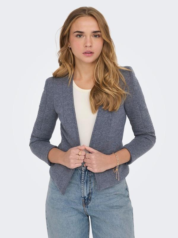 ONLY ONLY Blazer 'LINKA' in Blaumeliert Saisonschlussverkauf
