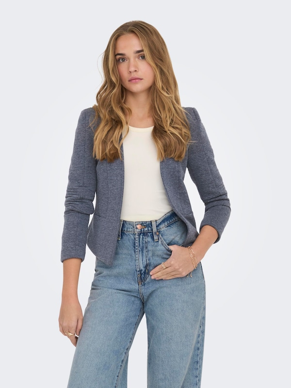 ONLY ONLY Blazer 'LINKA' in Blaumeliert Saisonschlussverkauf