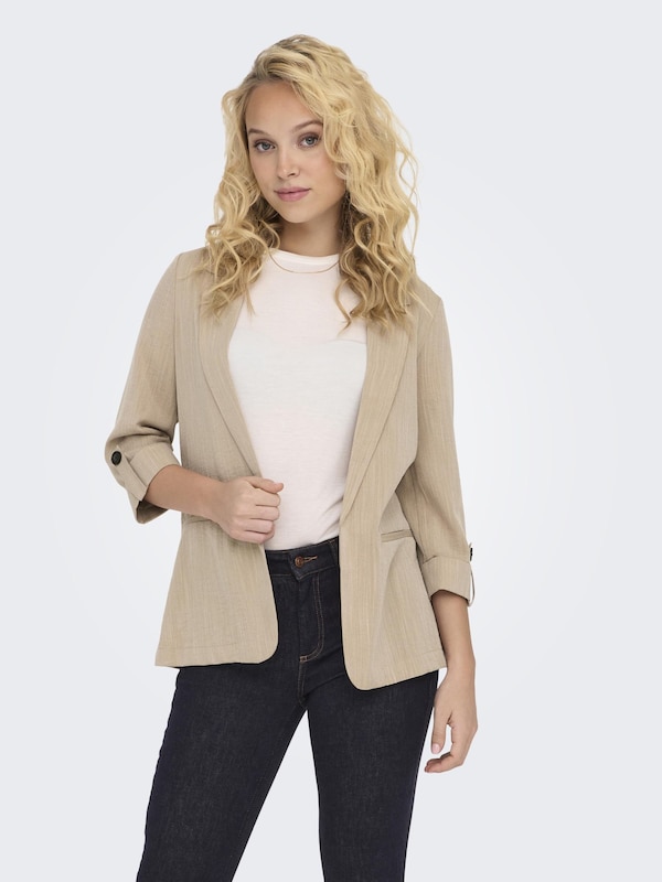 ONLY ONLY Blazer 'ONLMarsa' in Beige Dunkelbeige Räumungsverkauf