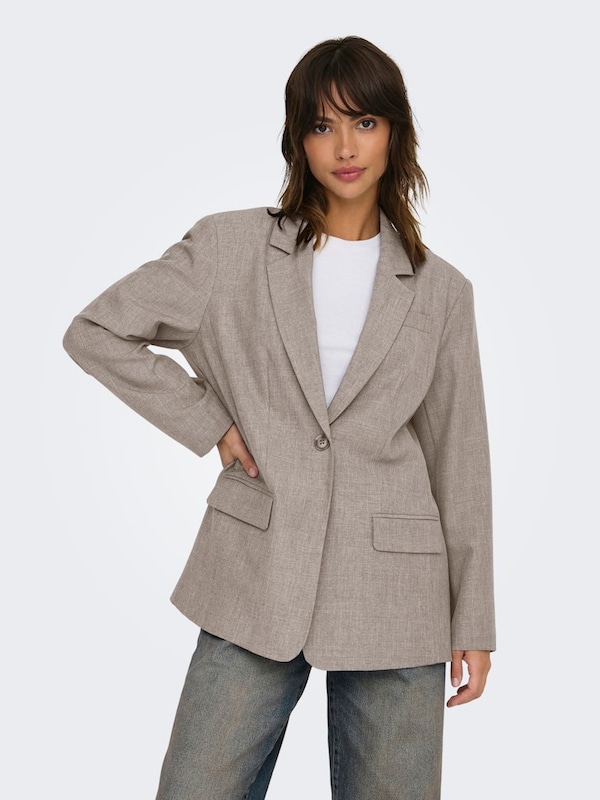 ONLY ONLY Blazer 'ONLLinda' in Beigemeliert Kauf eins, bekomm eins gratis