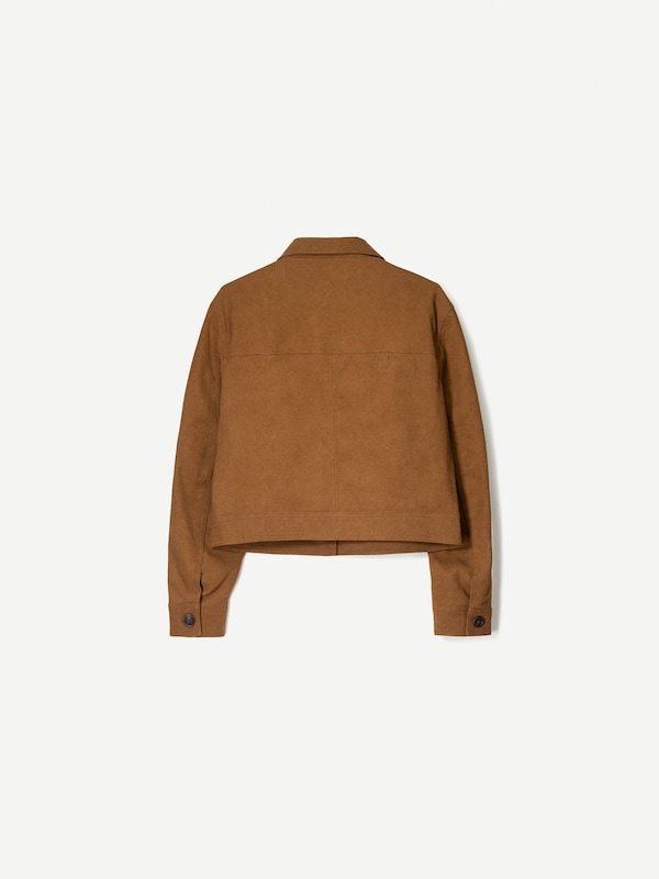 Bershka Bershka Jacke in Umbra Tiefpreis